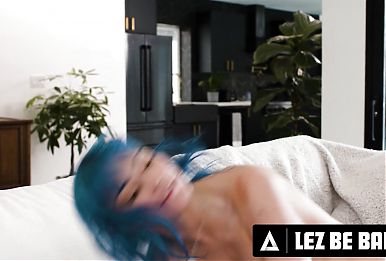 LEZ BE BAD - Horny Adria Rae Caught BFFs GF Jewelz Blu Wearing A BIG STRAP-ON and Wants A ROUGH Taste